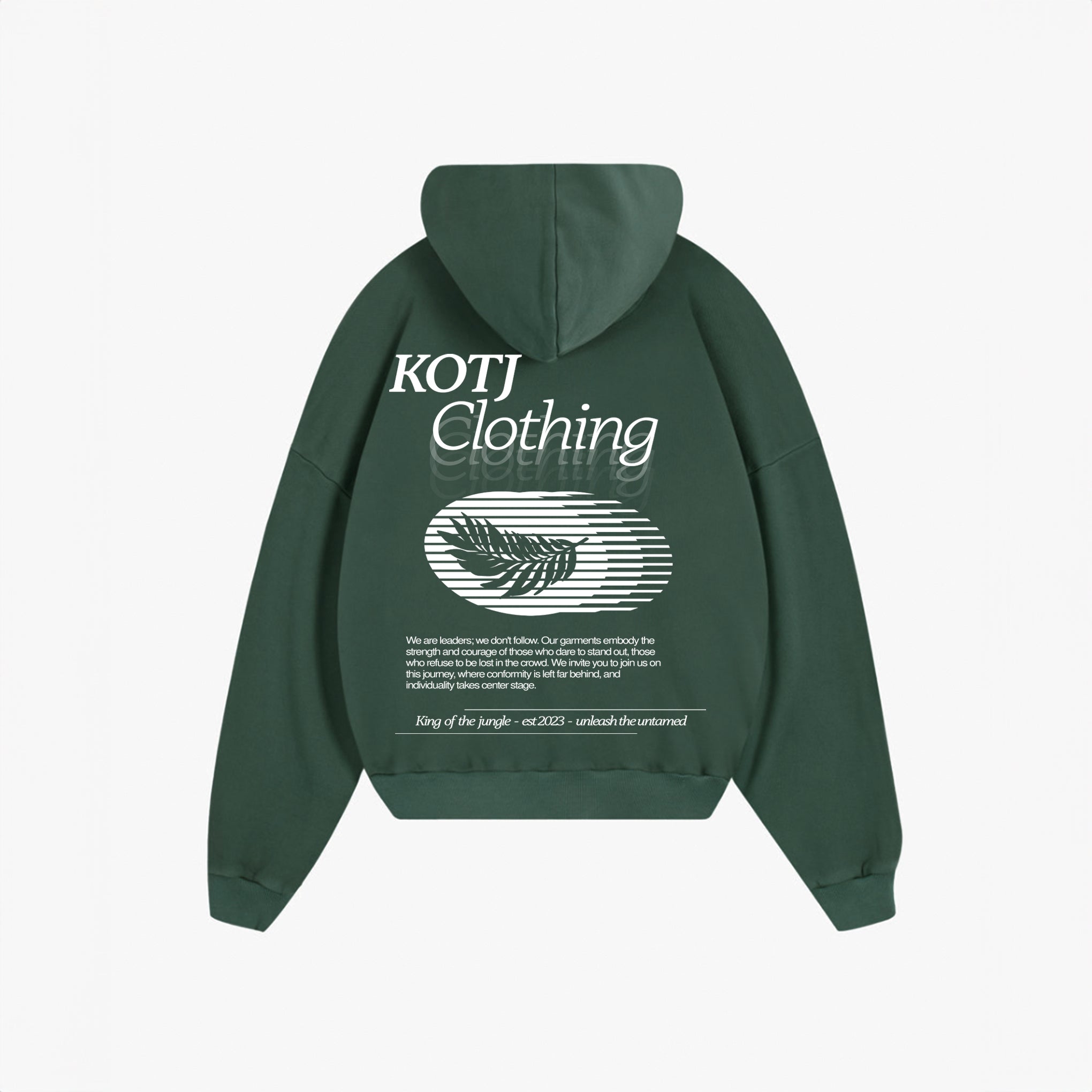 Shooting star hoodie wild green